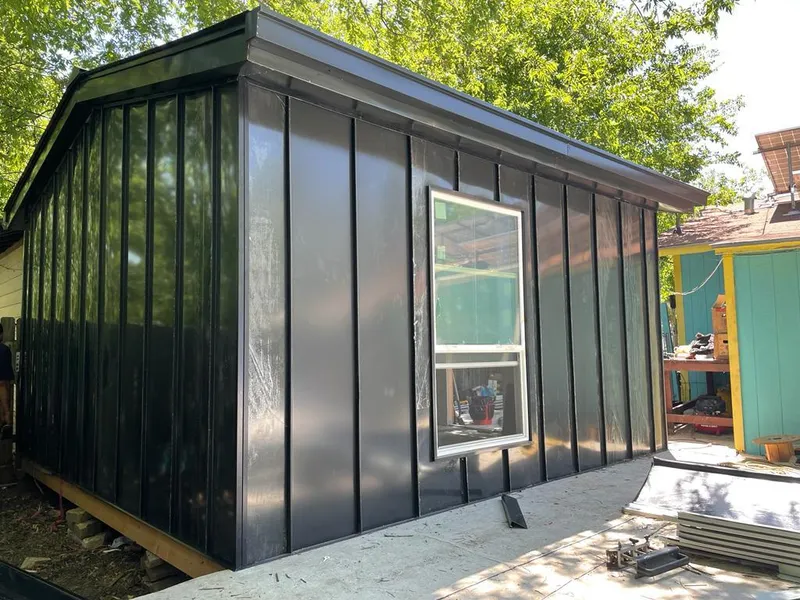 Black standing seam metal wall panels for Metal Roof Installation in Margate City